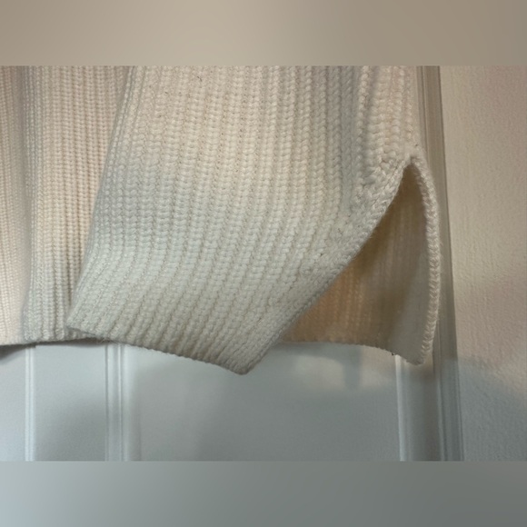 Cream / White Sleeveless turtleneck sweater Abercrombie & Fitch - Picture 5 of 6